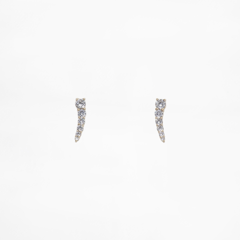 Orecchini placcati strass Swarovski monachella degradanti