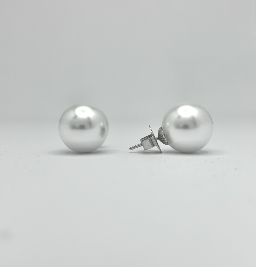 Orecchini classici perla - bianco sposa  