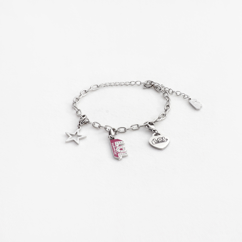 Bracciale Catena LOL Strass Logo