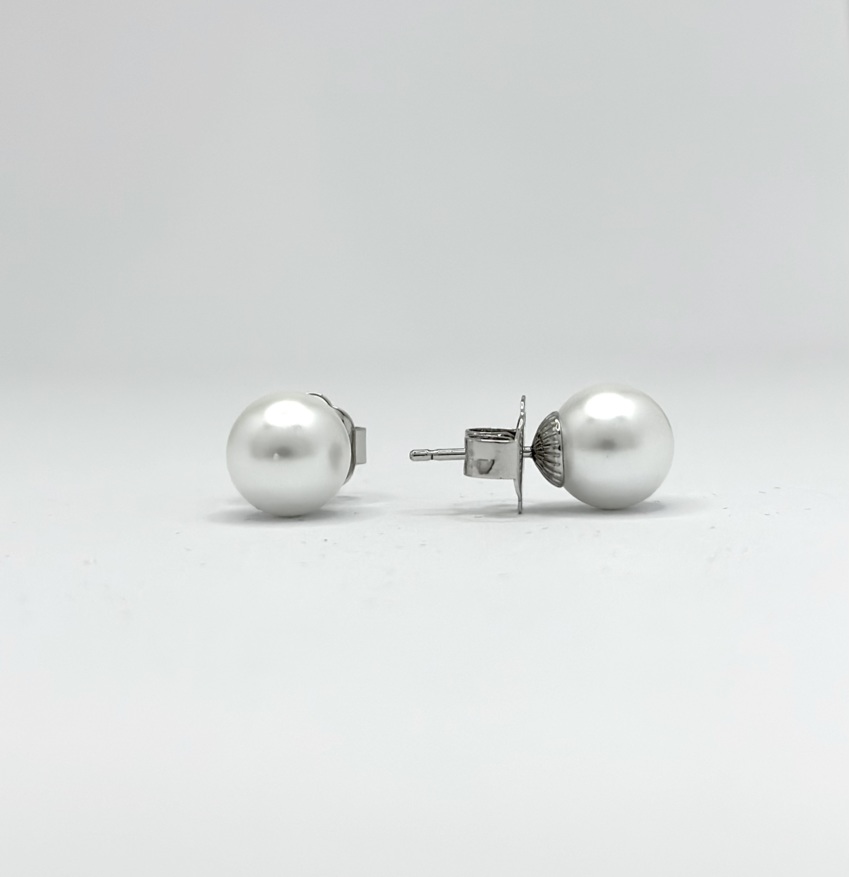 Orecchini classici perla - bianco sposa  