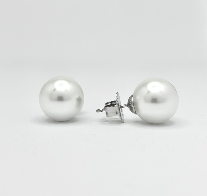 Orecchini classici perla - bianco sposa  