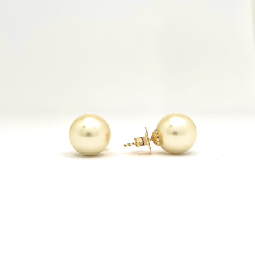 Orecchini classici perla - crema  