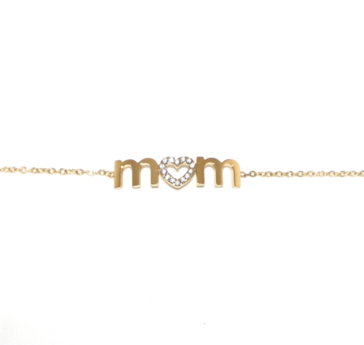 Bracciale MOM con strass