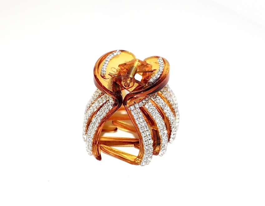 Pinza strass rotonda  