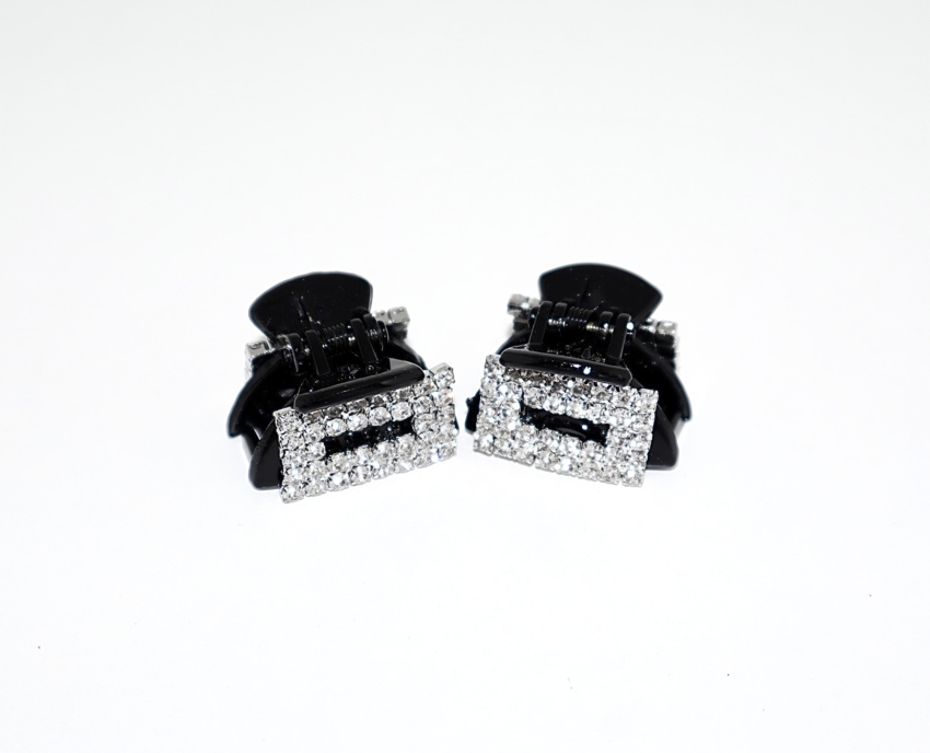 Pinza strass rettangolo piccola  