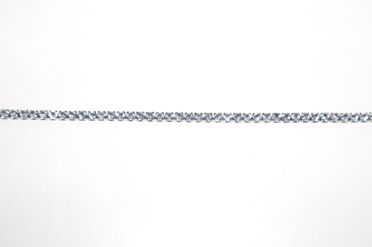 Bracciale Tennis con strass 3mm