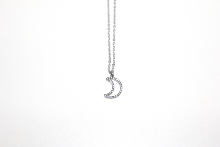 Collana Luna con strass