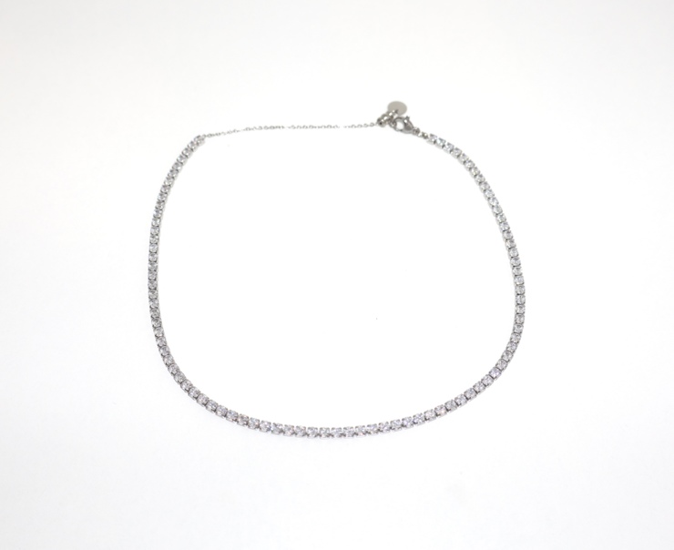 Collana Tennis con Zirconi