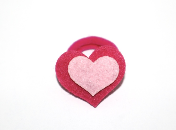 Elastico Colorato con Farfalla/Cuore