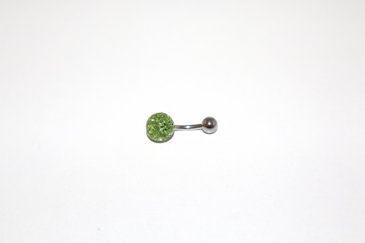 Piercing ombelico strass colorati