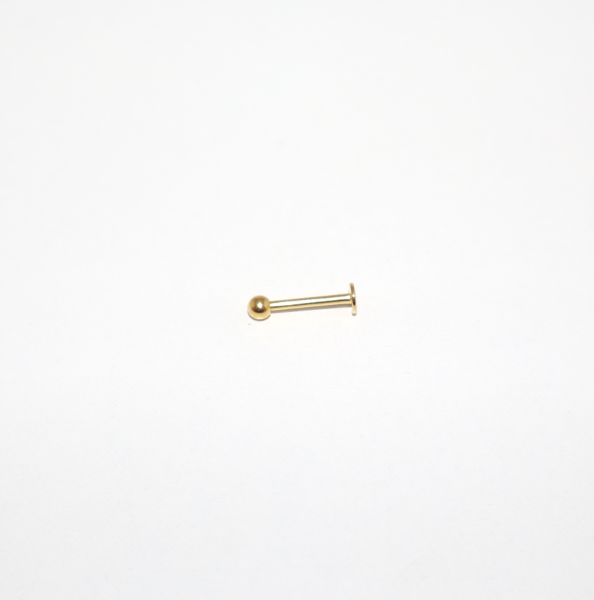 Piercing Labret placcato  