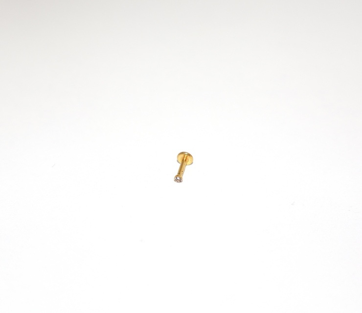 Piercing Labret con strass