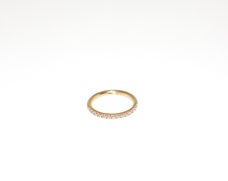 Piercing Circular trago con strass