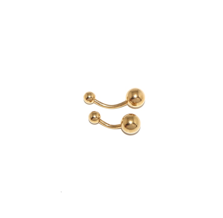 Piercing Banana placcato