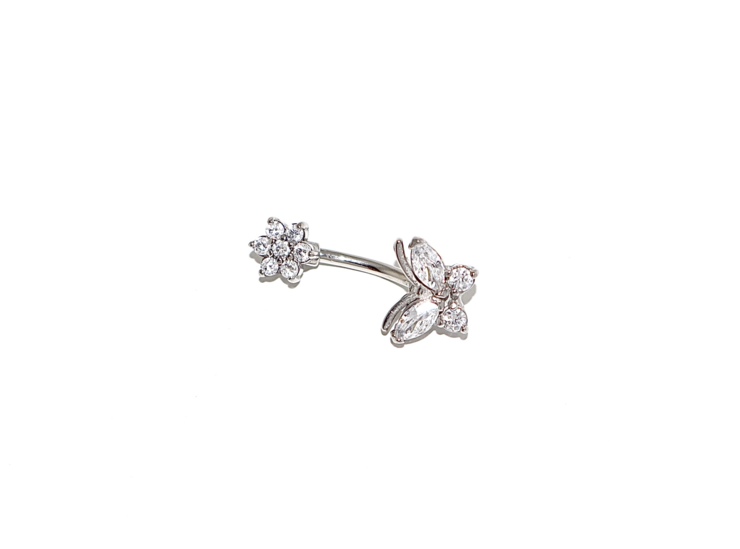 Piercing Ombelico zirconi
