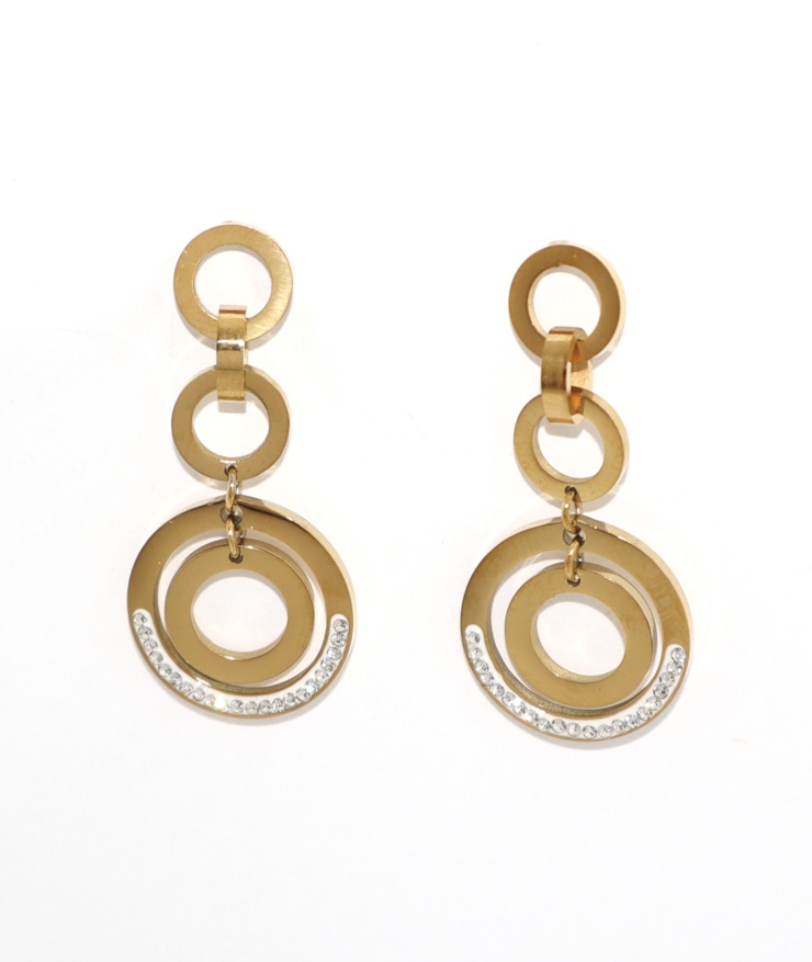 Orecchini Universo con strass