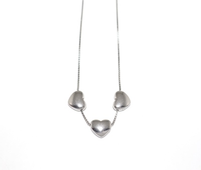 Collana tre cuori 