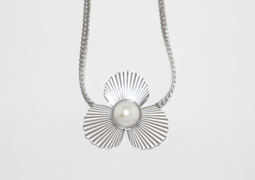Collana Fiore e perla  