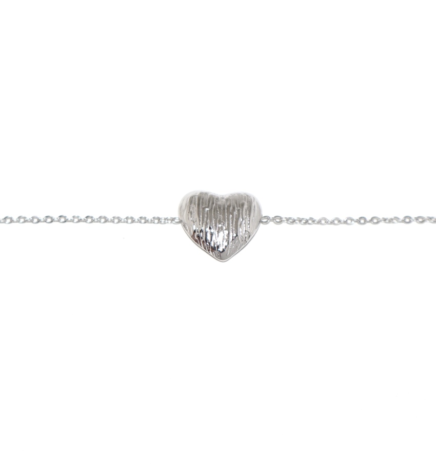 Bracciale cuore 3D  