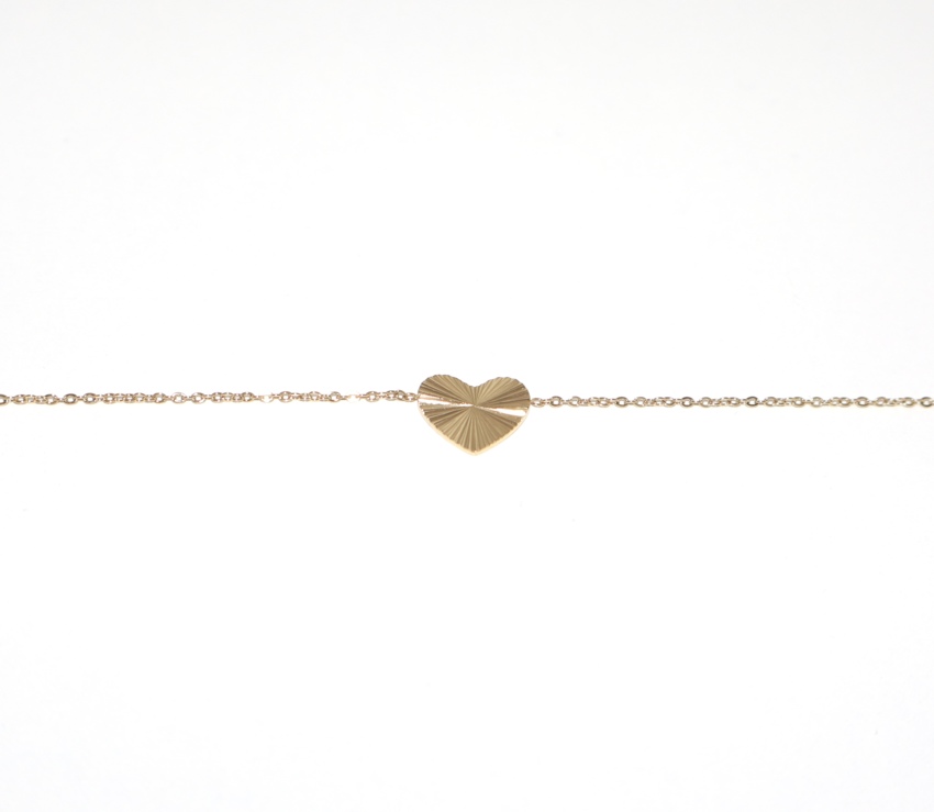 Bracciale Cuore Metallizzato  