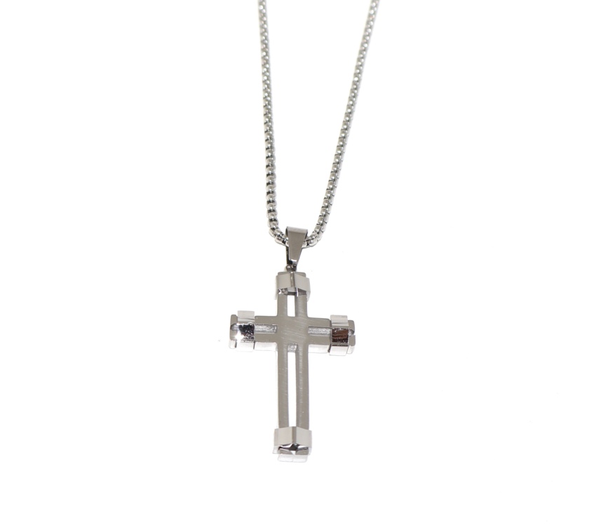 Collana doppia croce  
